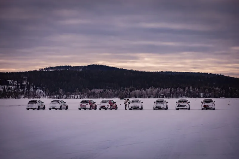 Winter Drift Training in Schweden