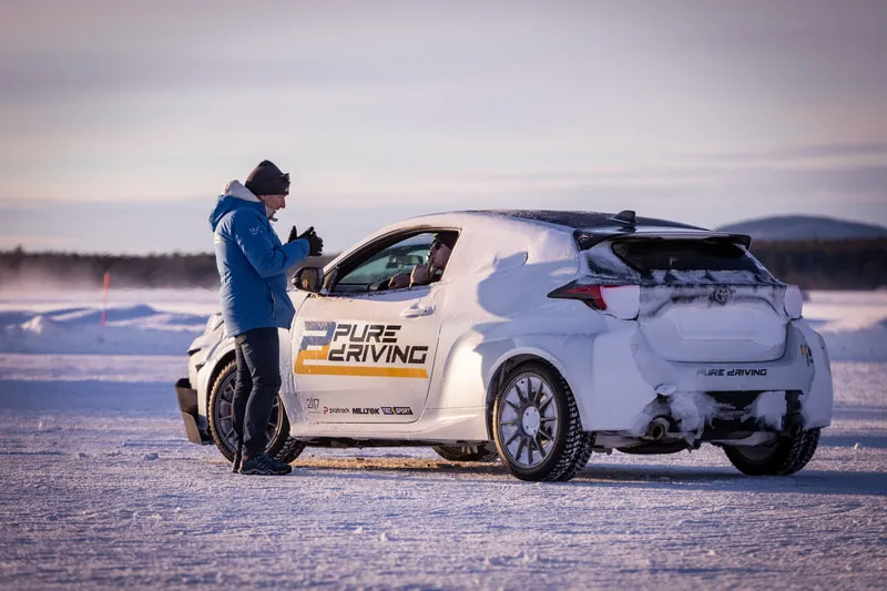 Winter Drift Training in Schweden