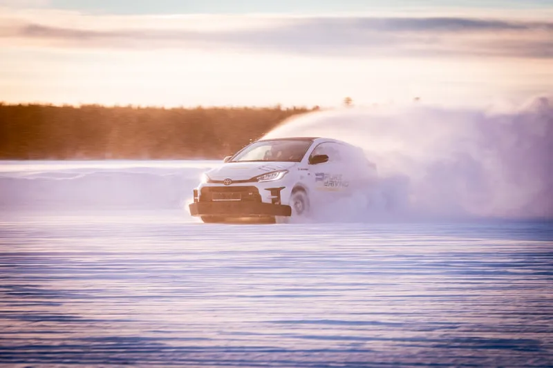 Winter Drift Training in Schweden