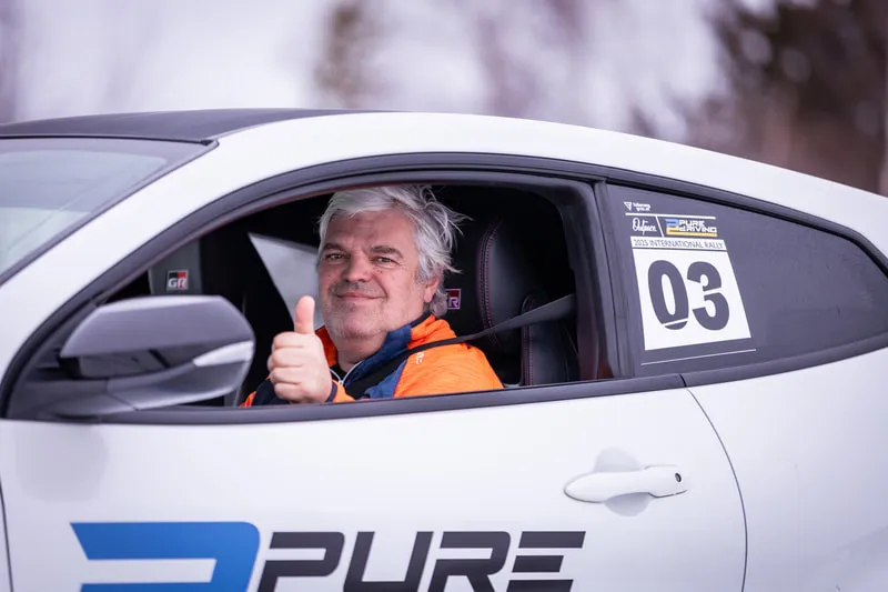 Winter Drift Training in Schweden