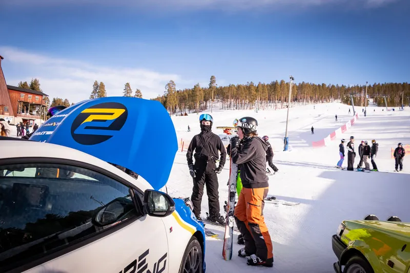 Winter Drift Training in Schweden