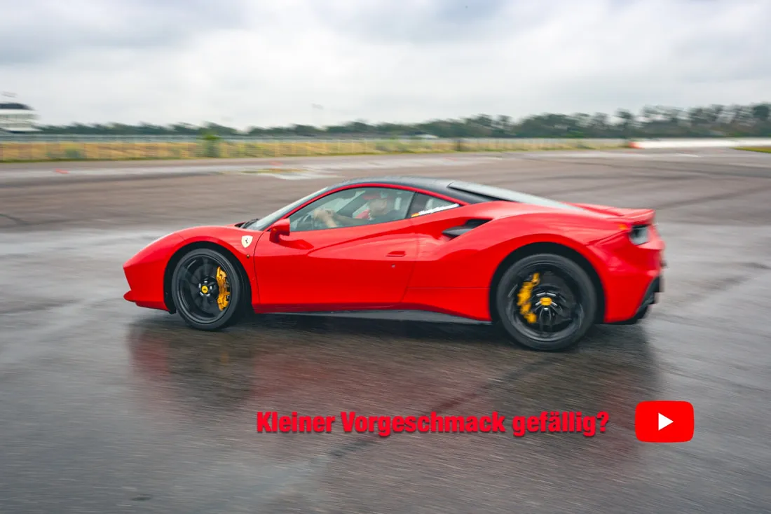 Sportfahrertraining Solo Ferrari am Hockenheimring