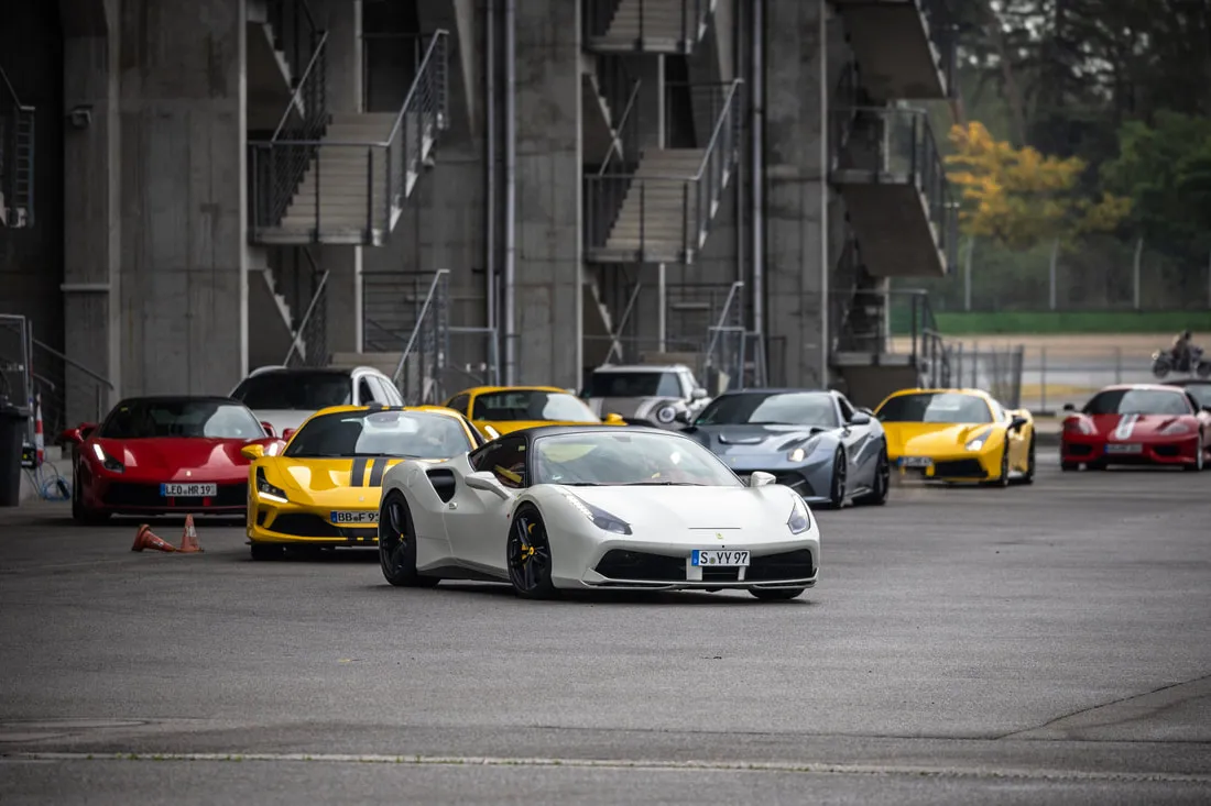 Sportfahrertraining Solo Ferrari am Hockenheimring
