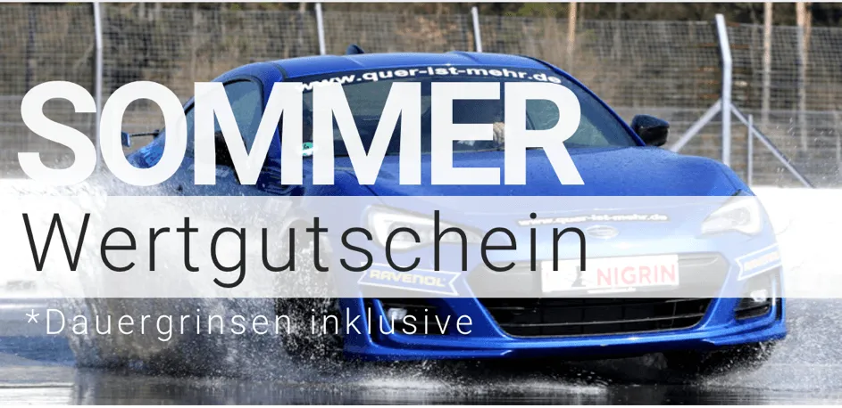 Gutschein Sommer Drift Training